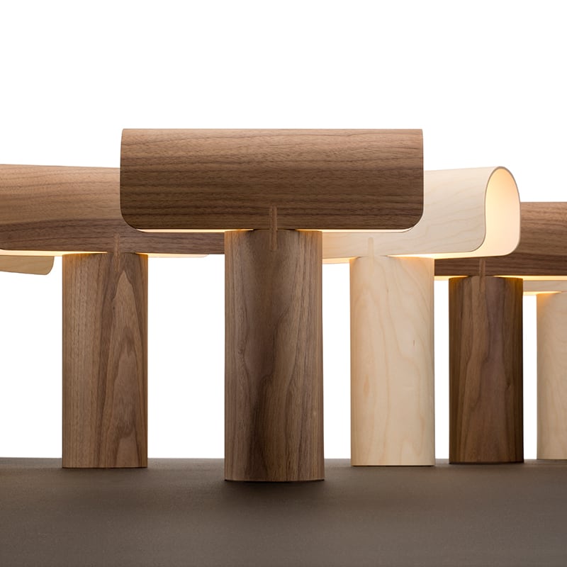 Teelo 8020 tafellamp - Birch