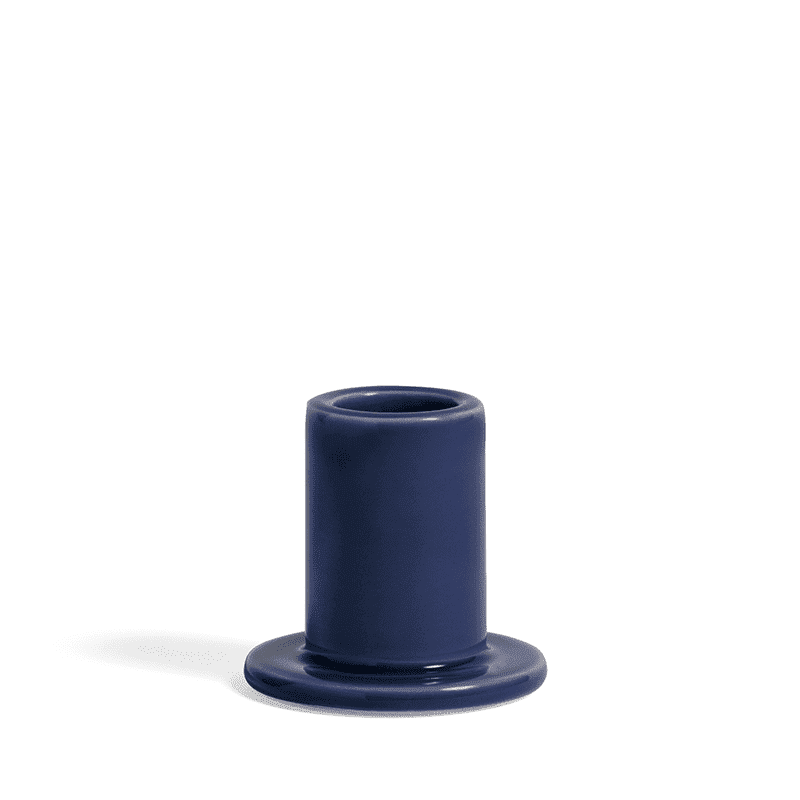 Tube Candleholder S - Midnight blue