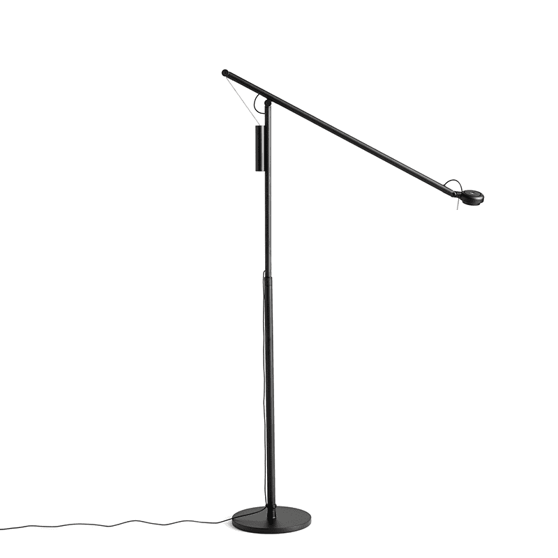Fifty-Fifty vloerlamp - Soft Black