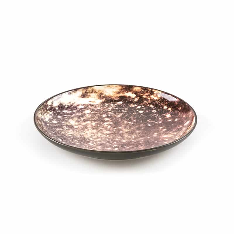Cosmic diner porcelain plate - Callisto