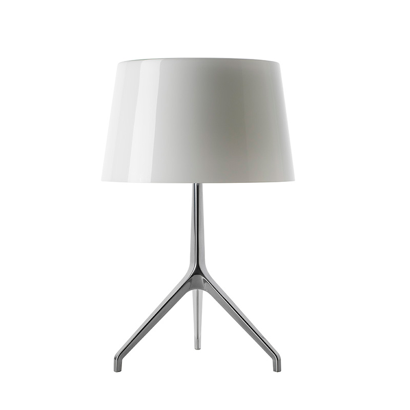 Lumiere XXS tafellamp - Alluminio/bianco