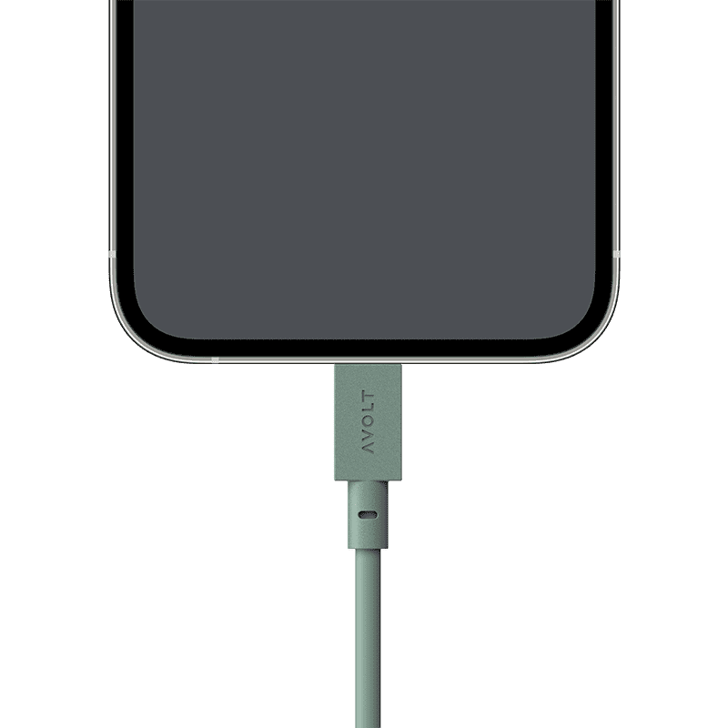 Cable 1 (USB A to lightning) - Oak Green