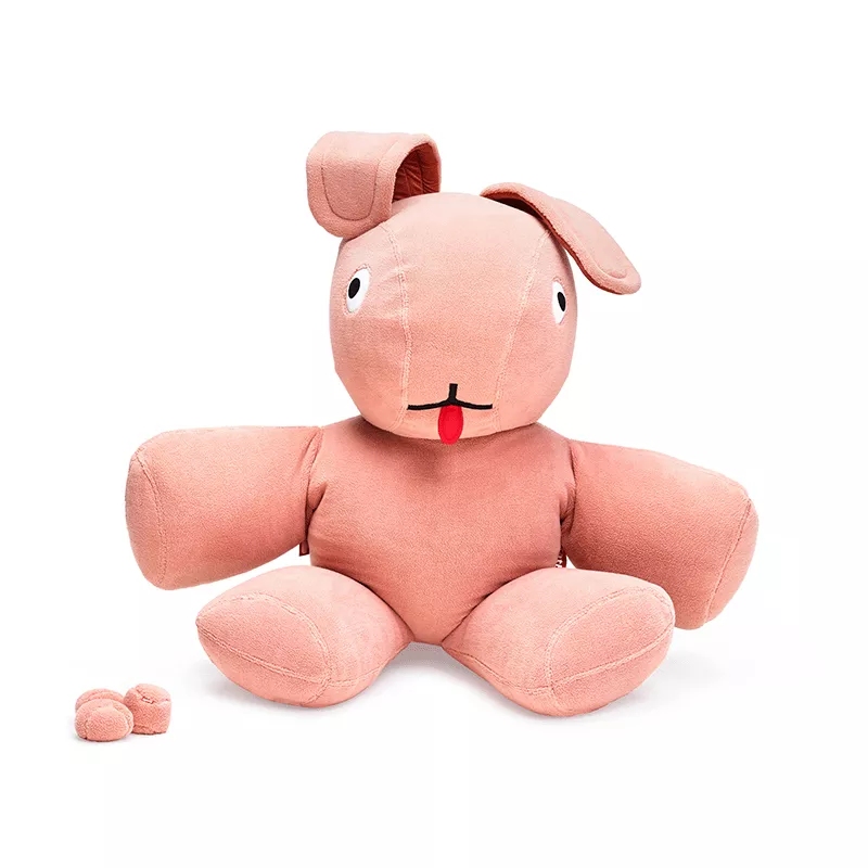 Co9 XS teddy - Cheeky pink