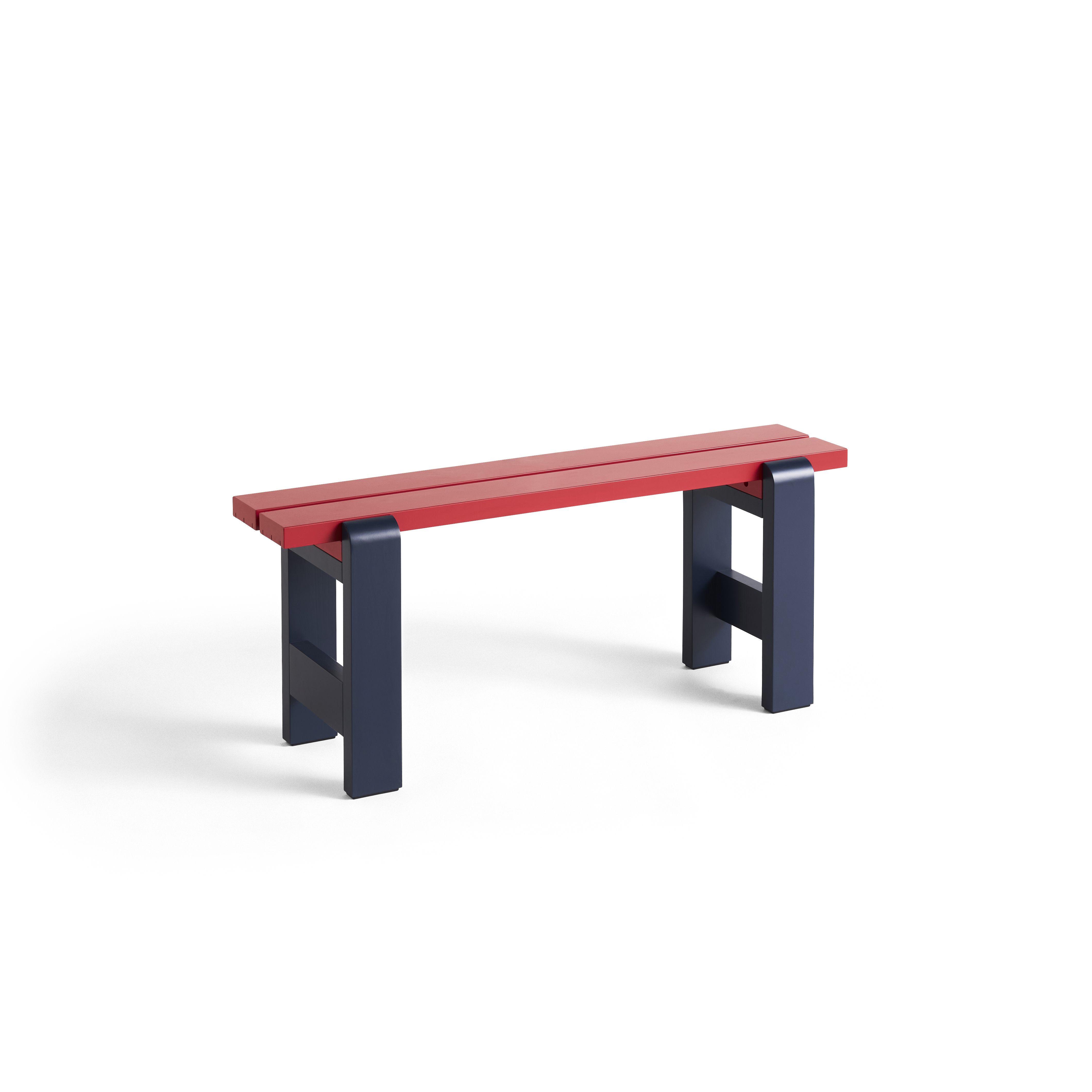 Weekday bench duo 111 - Wine red x Steel blue