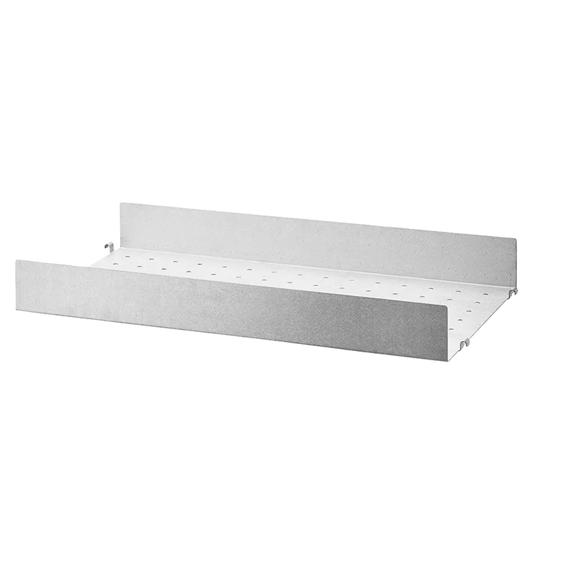 Metal shelf with high edge galvanized 58/7/30