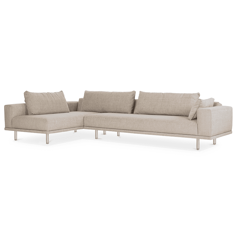 Cascade bank - Chaise longue 190 1-arm vs links