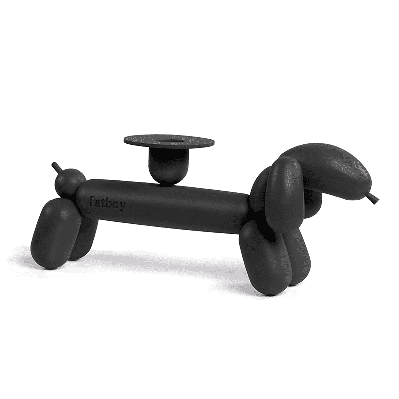 Can-dog kandelaar - Anthracite