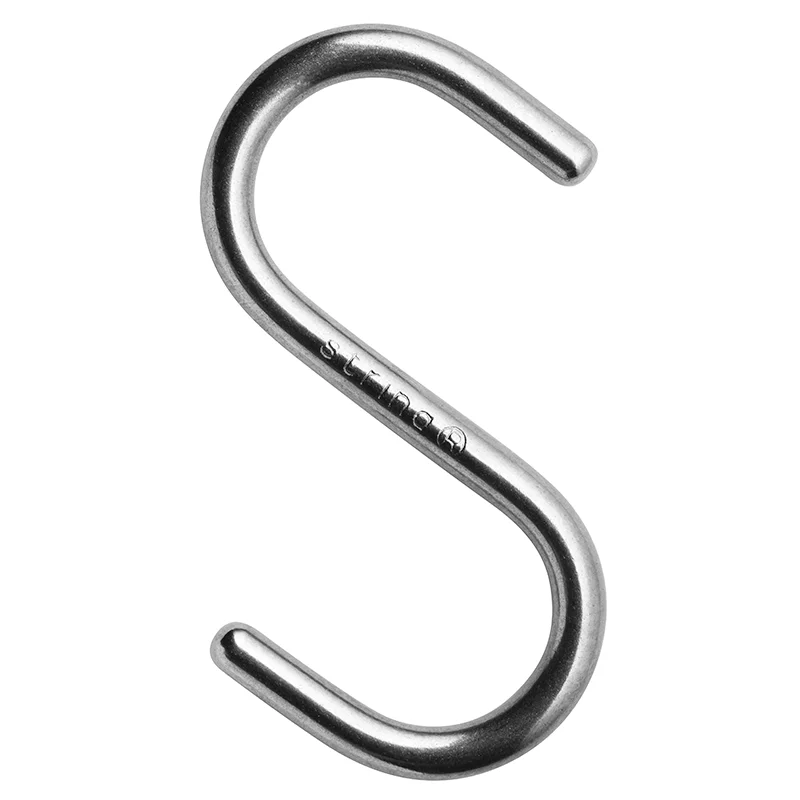 S hook stainless steel 5-pack