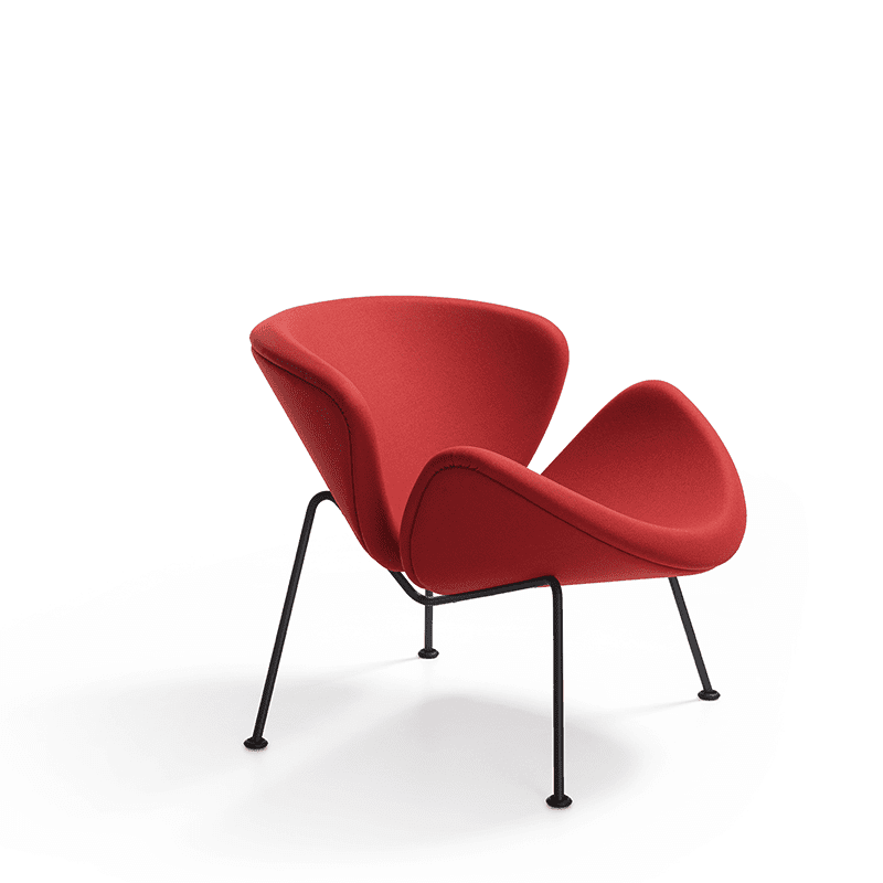 F 437B Orange Slice fauteuil - Hoog
