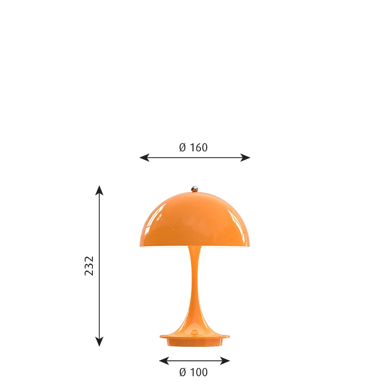 Panthella Portable V2 lamp - Oranje