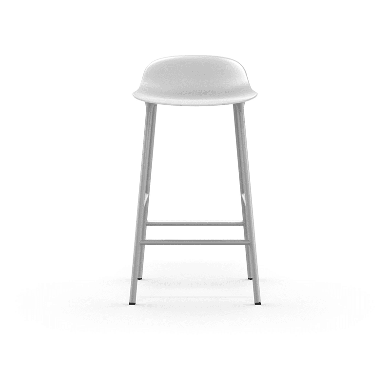 Form Barstool 65 cm White/White