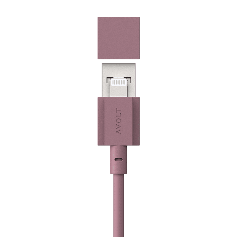 Cable 1 (USB A to lightning) - Rusty Red