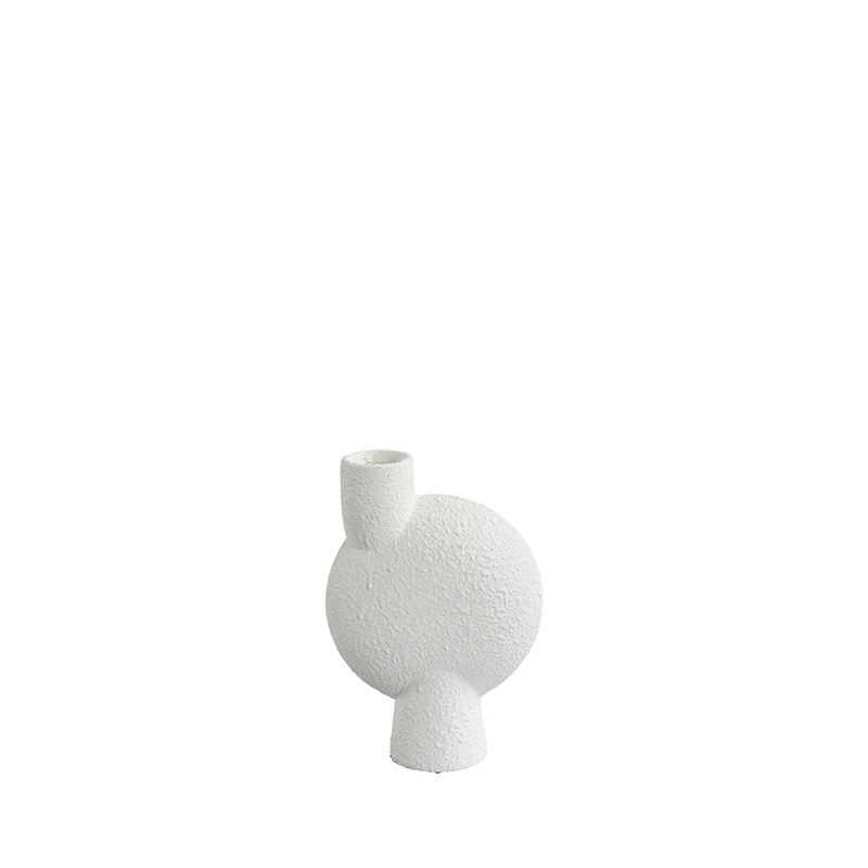 Sphere Vase Bubl Medio - Bone white