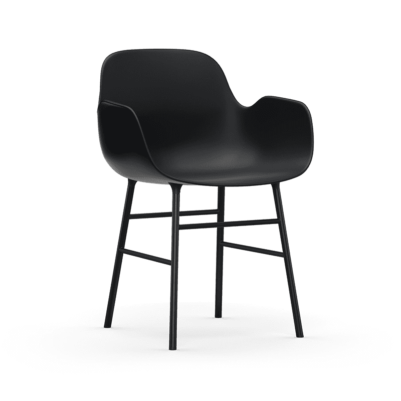 Form Armchair Black/Black