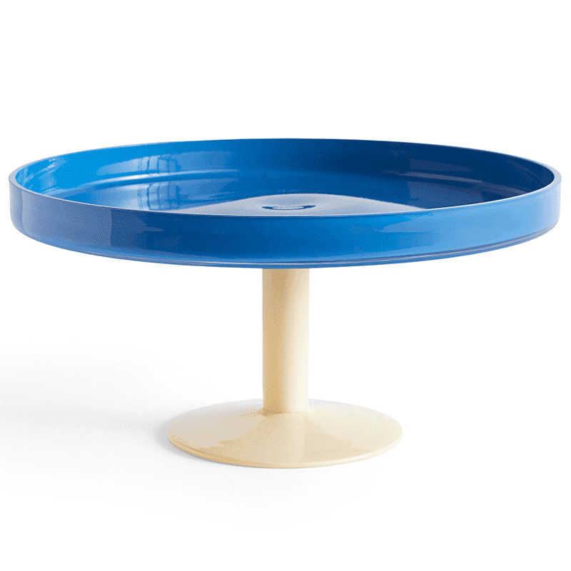 Display Food Stand - Blue and beige