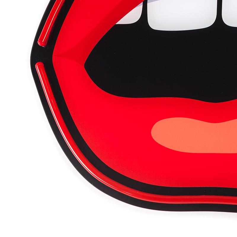 Led sign with transformer blow - Mouth Led sign with transformer blow - Mouth