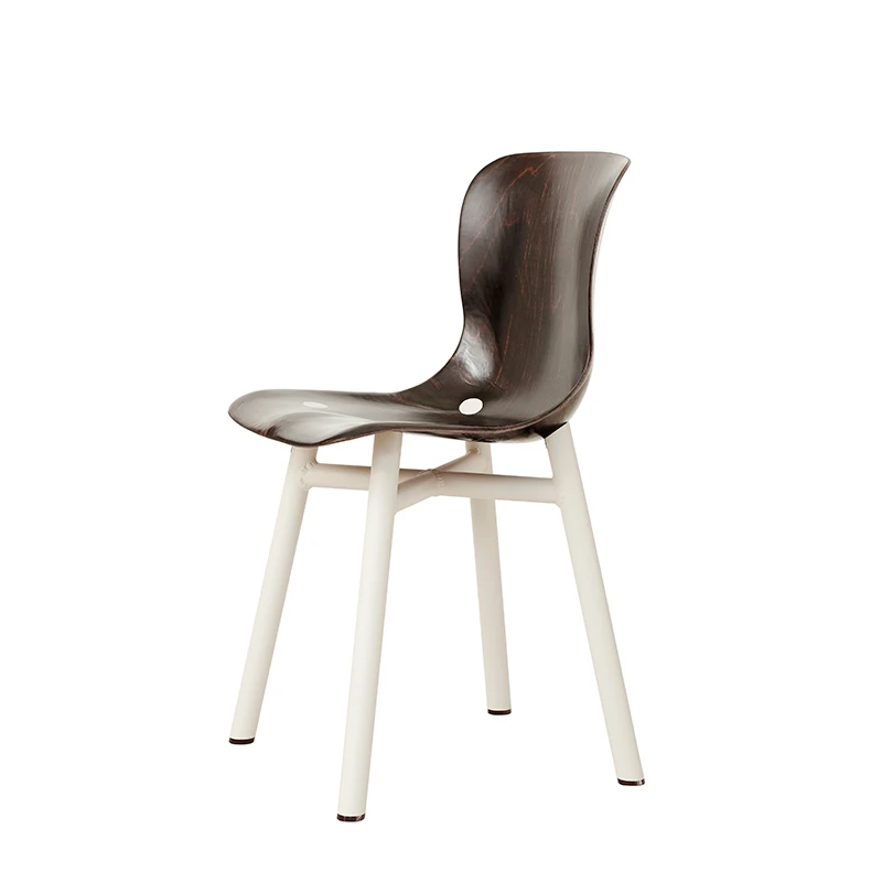 Wendela chair - White frame/dark seat