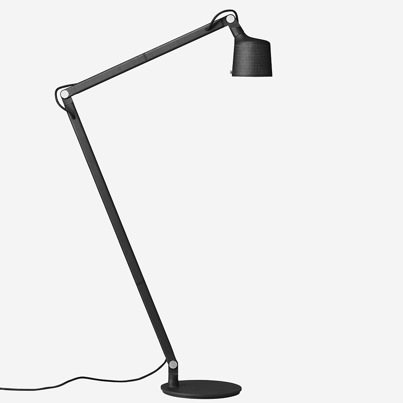 Vipp 525 floor reading lamp - Black