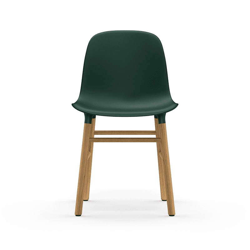 Form Chair Green/Oak