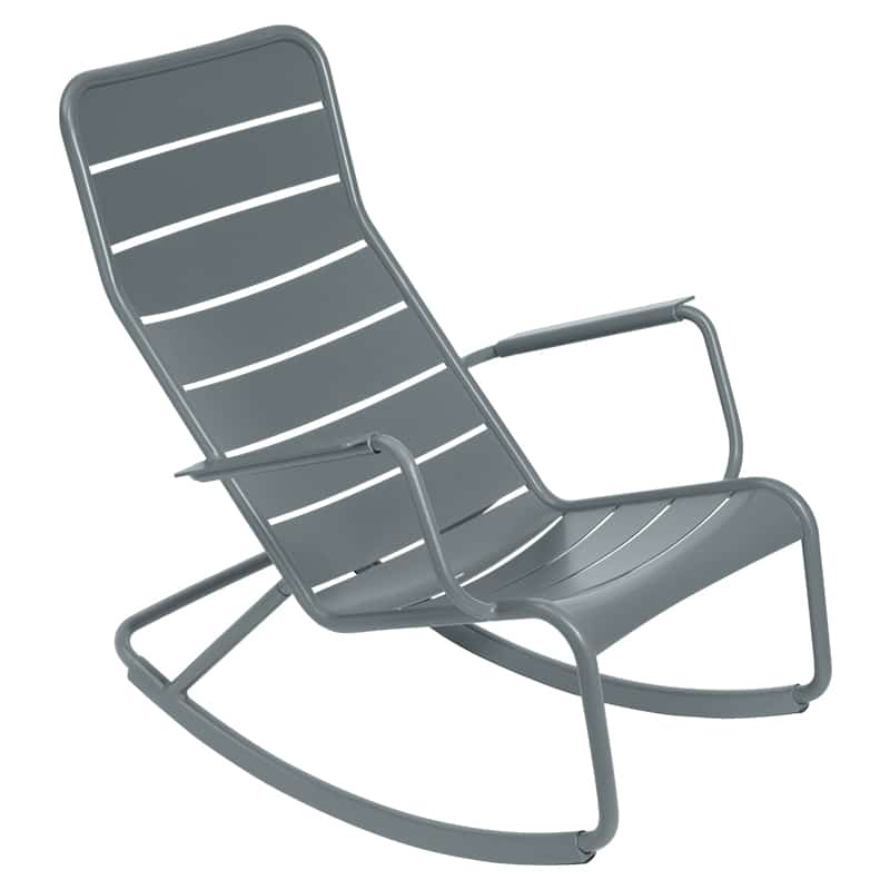 Luxembourg aluminium lounge Rocking chair
