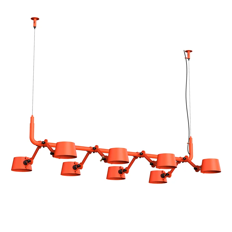 Bolt 8-pack hanglamp - Striking orange