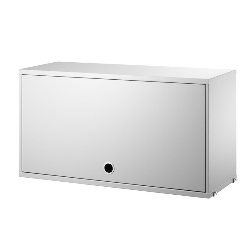 Cabinet with flip door