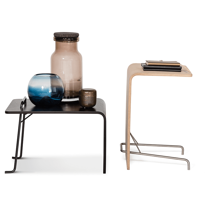 Tag bijzettafel - Stainless/Oak Mist