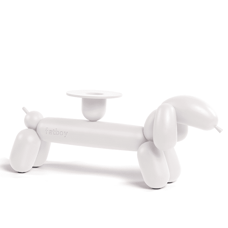 Can-dog kandelaar - White