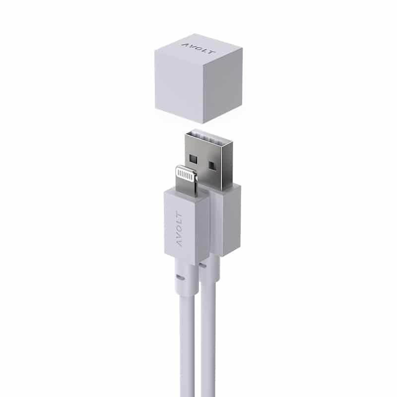 Cable 1 (USB A to lightning) - Gotland Grey