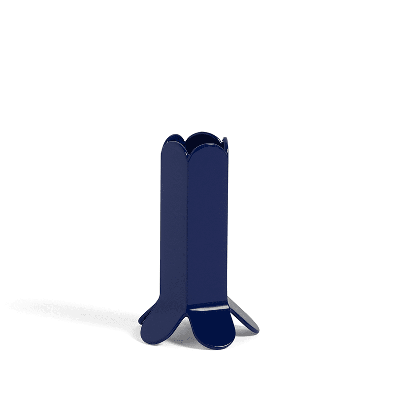 Arcs Candleholder S - Dark blue