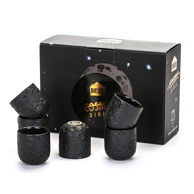 Stoneware coffee cup cosmic diner-lunar 5,8 cm Stoneware coffee cup cosmic diner-lunar 5,8 cm
