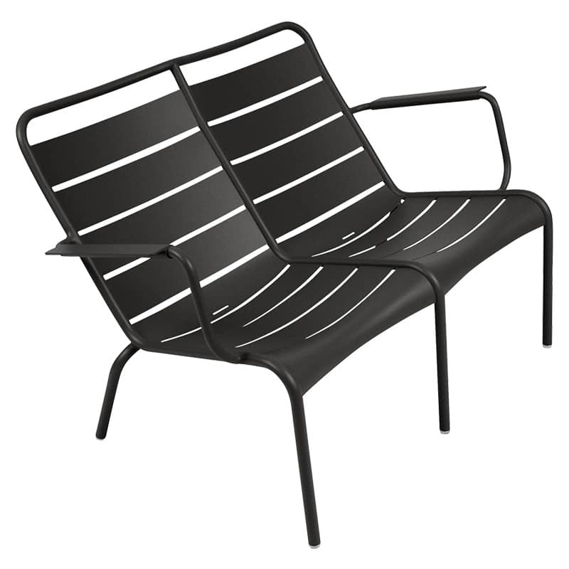 Luxembourg aluminium lounge Duo low armchair
