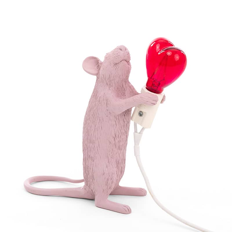 Mouse valentine's day USB tafellamp