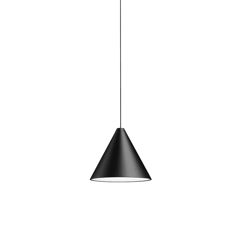 String light Cone M22 touch dim hanglamp - Nero