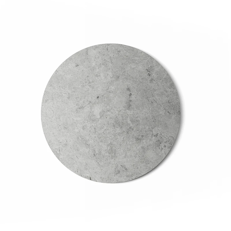 Vipp 423 coffee table, 60 Marble - Bight grey