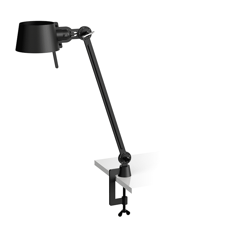 Bolt bureaulamp 1arm clamp - Smokey black