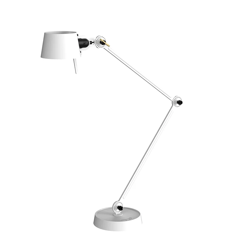 Bolt bureaulamp 2arm foot - Pure white