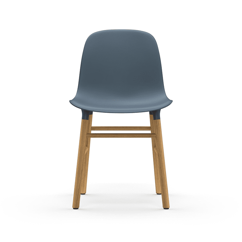 Form Chair Blue/Oak