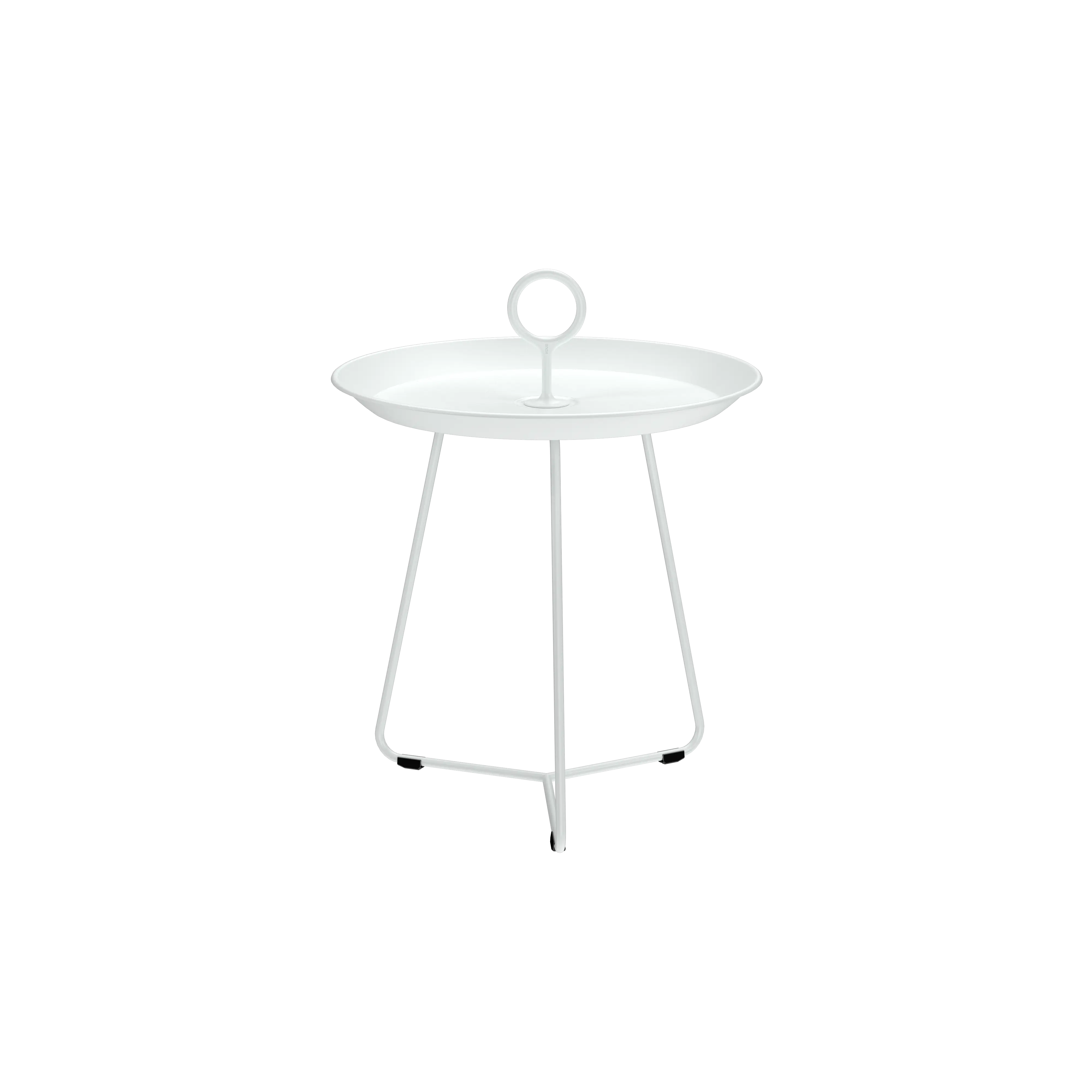 Eyelet tray table 45 cm - White