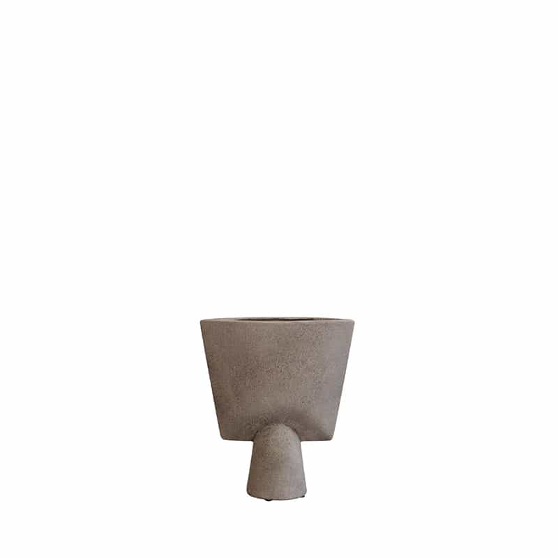 Sphere Vase Triangle mini - Taupe