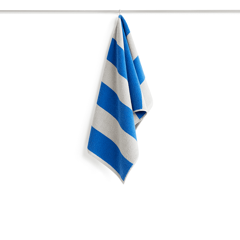 Frotte Stripe hand towel - Blue