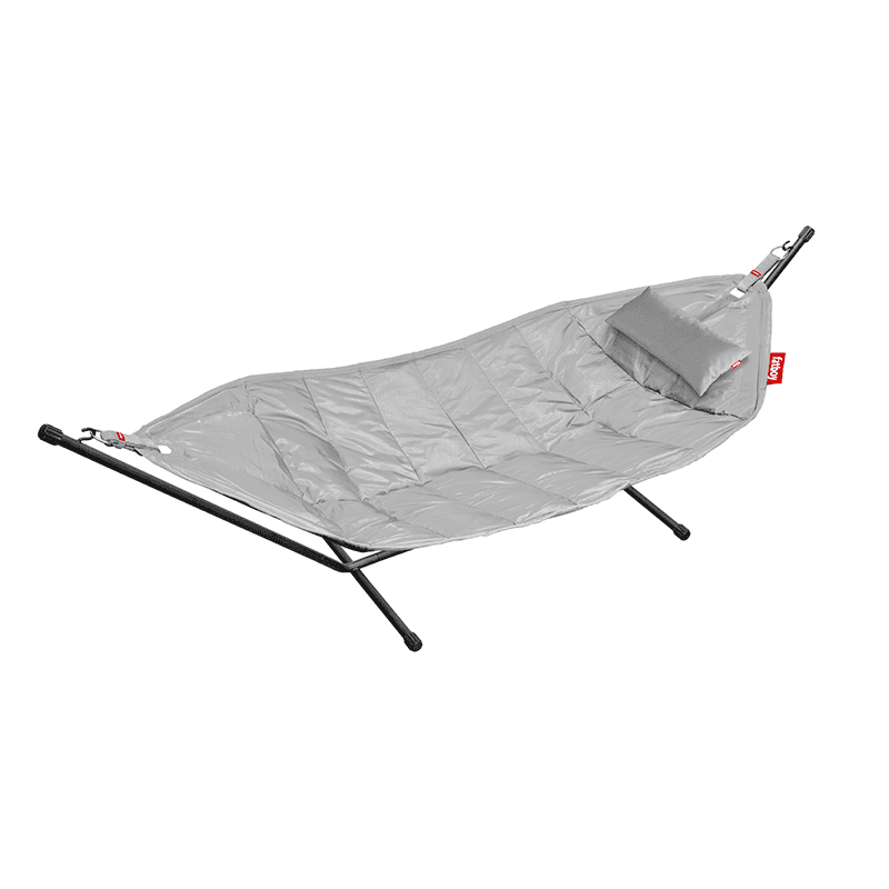 Headdemock + pillow - Light grey/black rack