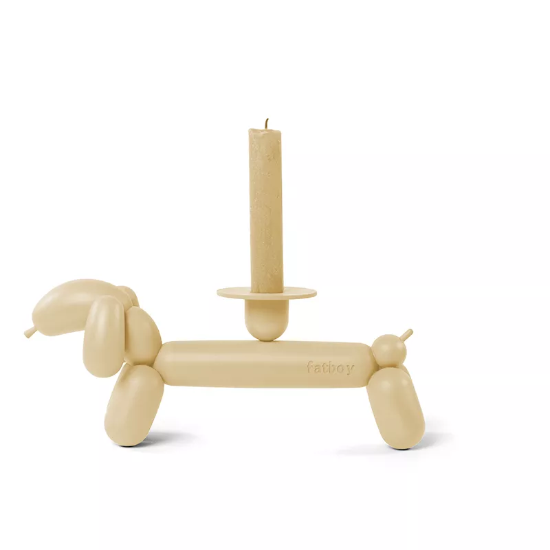 Can-dog kandelaar - Sandy beige