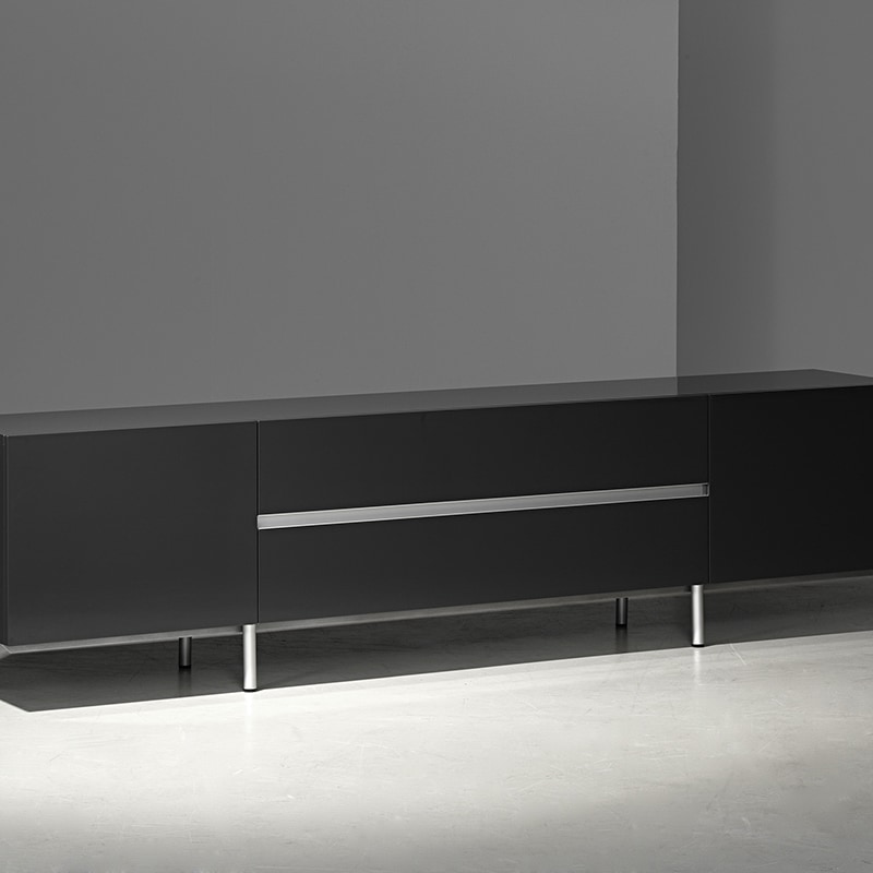 Line Dressoir KL-LC / Frame & greeplijst aluminium