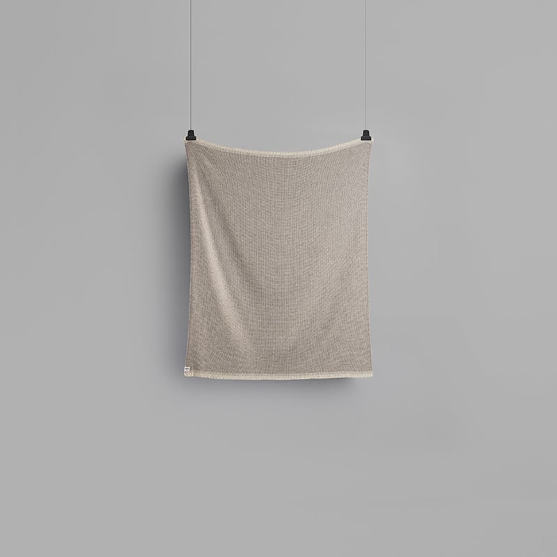 Una large throw - Grey