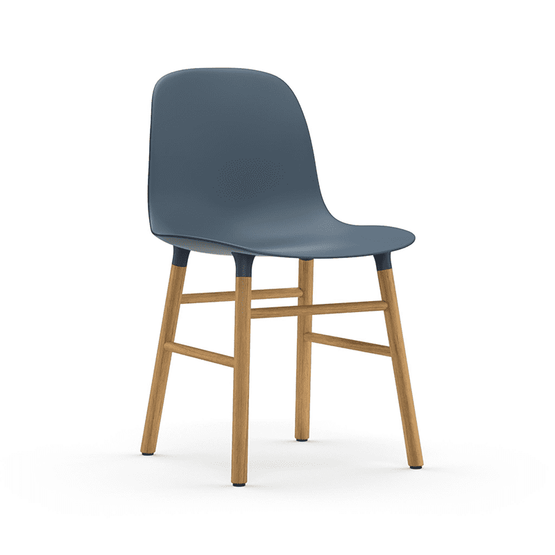 Form Chair Blue/Oak