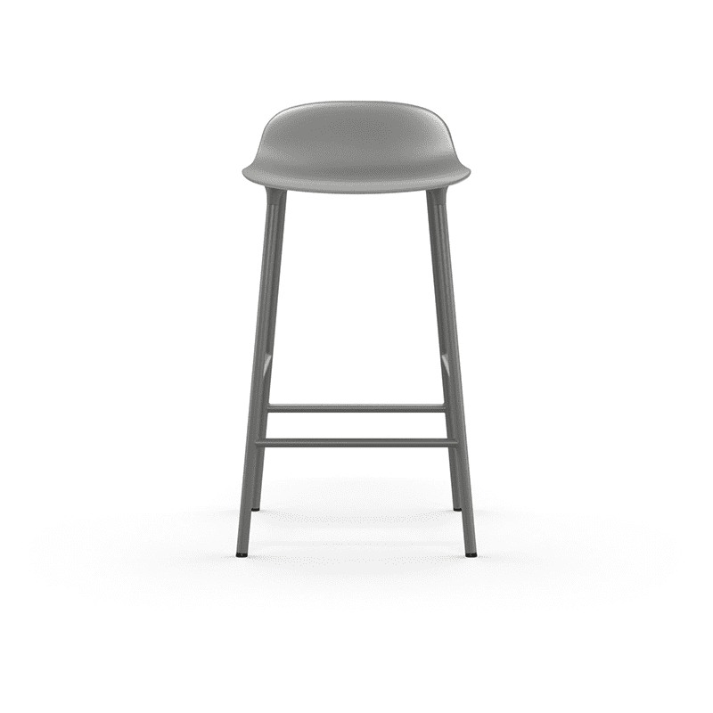 Form Barstool 65 cm Grey/Grey