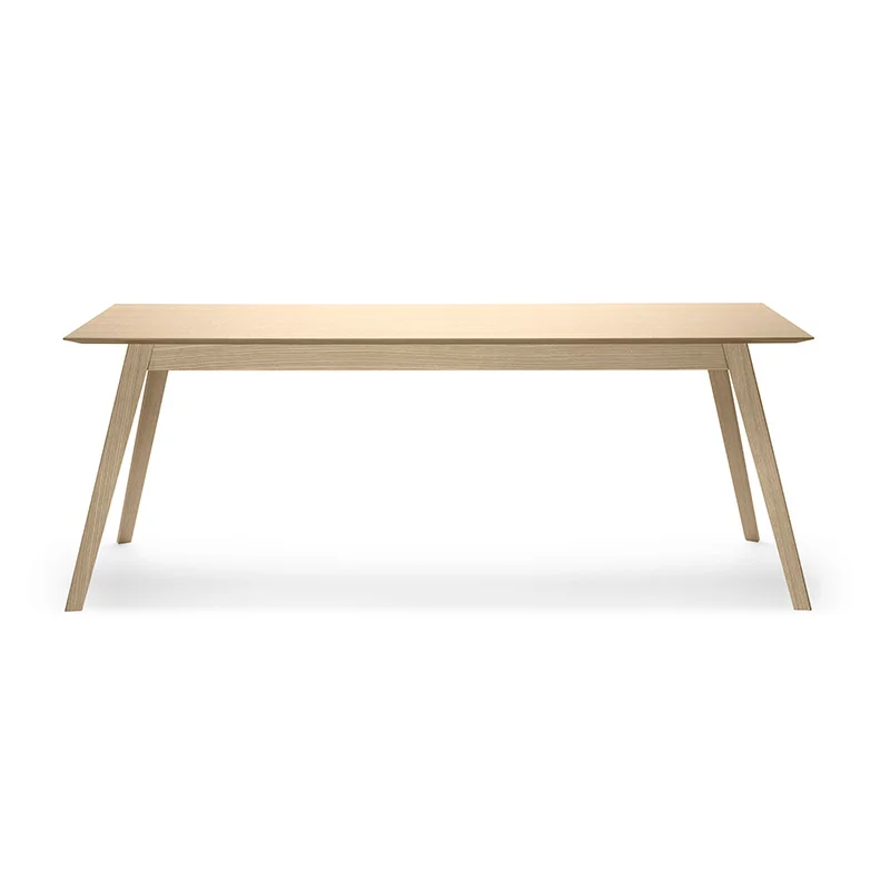 Aise eettafel rectangular top / wooden legs 200