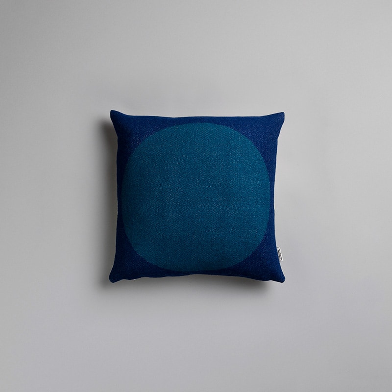 Asmund Bold cushion - Yellow/blue