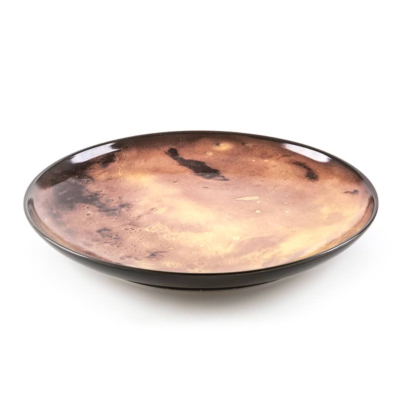 Cosmic diner porcelain plate - Venus Cosmic diner porcelain plate - Venus